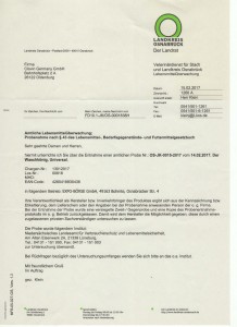 Die Produkte von Clovin Germany erfüllen die geltenden gesetzlichen Regelungen